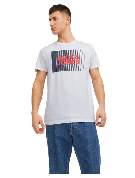 JACK & JONES Corp Logo Short Sleeve O Neck T-Shirt