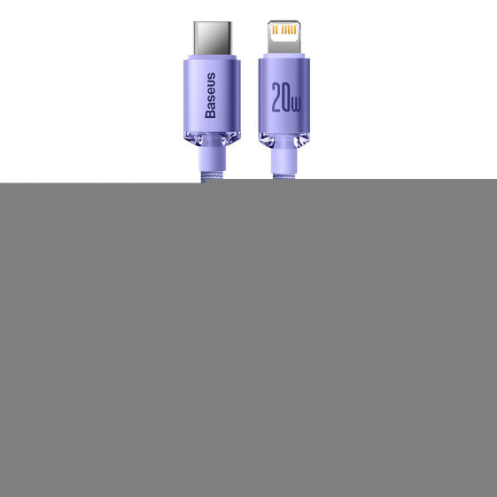 Kabel przewód do szybkiego ładowania i transferu danych USB-C Iphone Lightning 20W 1.2m fioletowy