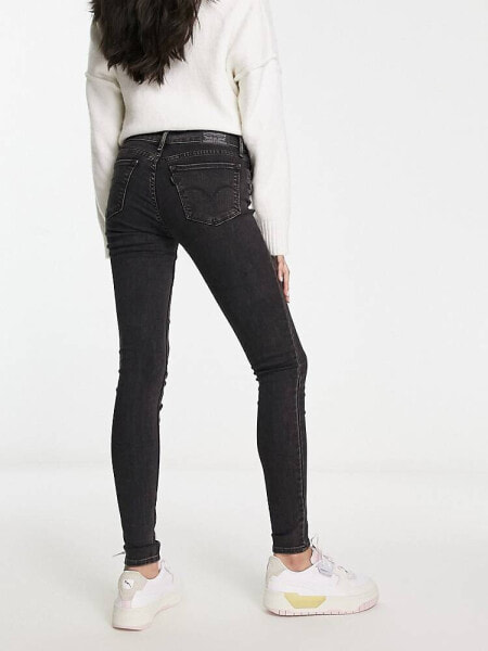 Levi's 710 outlet black jeans