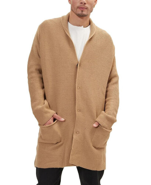 Men's Modern Classic Minimalist Shawl Cardigan