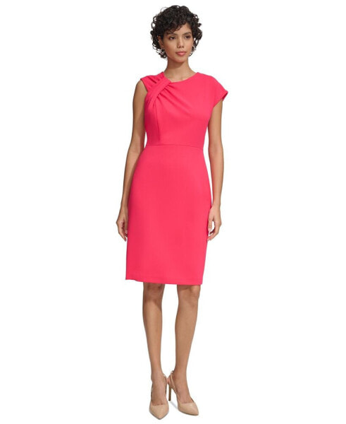 Women's Asymmetric Sheath Dress