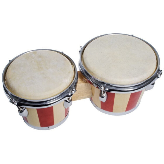 Fame DB-105 Bongo Drums (Red Stripe)