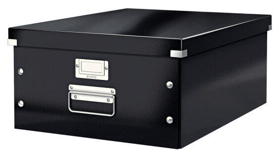 Esselte Leitz Click & Store Large Box - Hardboard - Black - A3 - Envelope - Flat file - Folder - Letter - Note - Paper - Sheet protector - 369 mm - 200 mm