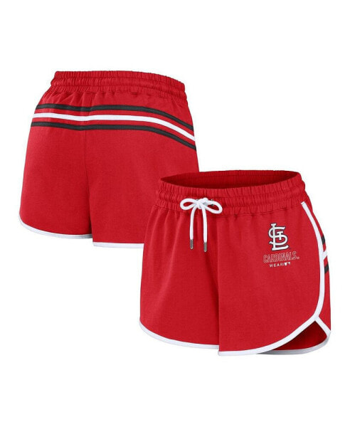 Women's Red St. Louis Cardinals Logo Shorts