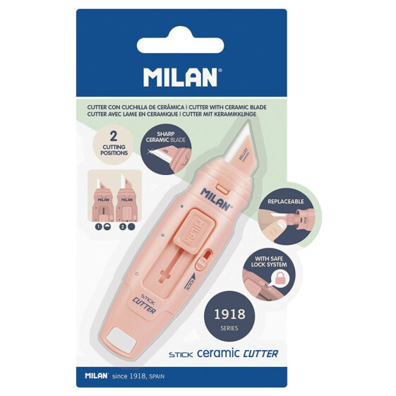 MILAN Blister Pack Stick Ceramic Blade Cutter 1918 Series