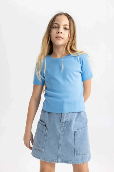 Kız Çocuk T-shirt B3054a8/be339 Blue