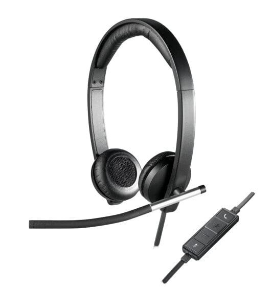 Logitech H650e - Kabelgebunden - Büro/Callcenter - 50 - 10000 Hz - 120 g - Kopfhörer - Schwarz - Silber