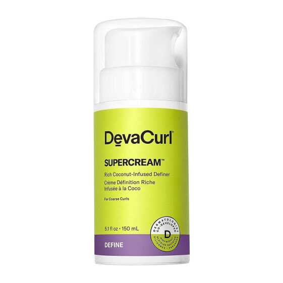 DevaCurl SuperCream Rich Coconut-Infused Definer | Hydra-Definition Blend | M...