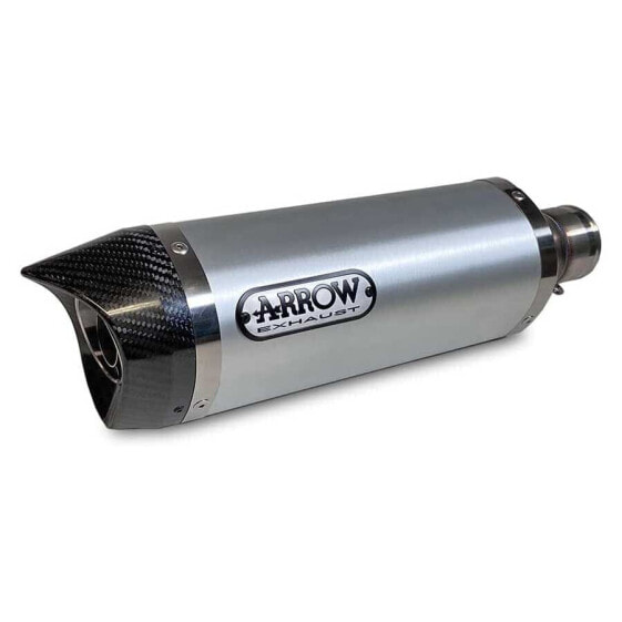 ARROW Thunder Aluminium With Carbon End Cap Yamaha MT-07 ´14-20 Muffler