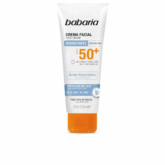 BABARIA Solar With Hyaluronic Acid 75ml facial cream