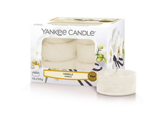 Vanilla aromatic candles 12 x 9.8 g