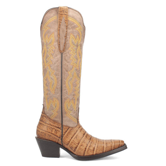 Dingo Matilda Caiman Snip Toe Cowboy Womens Brown Casual Boots DI231-200