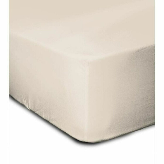 Fitted sheet Lovely Home Beige 180 x 200 cm
