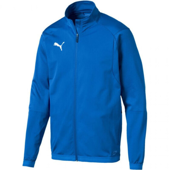 Мужская куртка спортивная на молнии синяя Puma Liga Training Jacket Electric M 655687 02