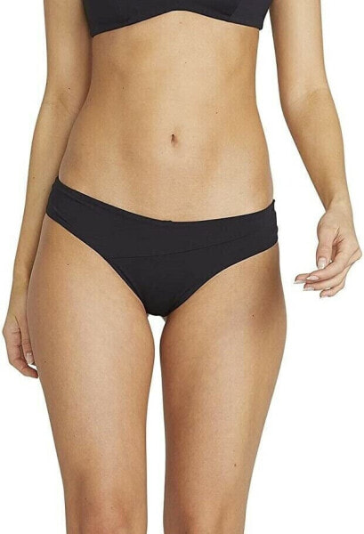 Volcom 264731 Women's Simply Seamless Cheeky Bikini Bottom Black Size Large