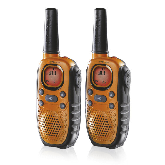 TOPCOM RC-6404 Walkie Talkie - Twintalker 9100 Long Range - 8 channels - 446 MHz - 10000 m - LCD - AAA - Nickel-Metal Hydride (NiMH)