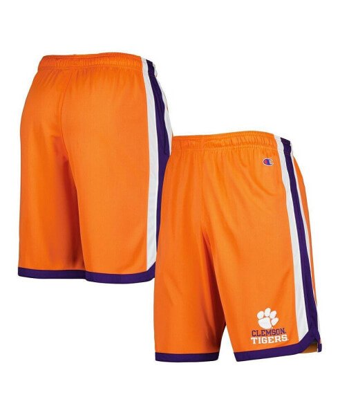 Men's Orange Clemson Tigers Basketball Shorts