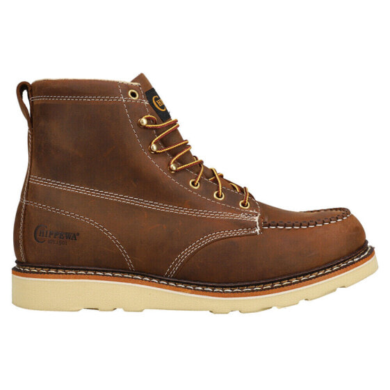 Chippewa Edge Walker Lace Up Work Mens Brown Work Safety Shoes ED5322