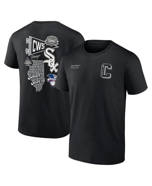 Men's Black Chicago White Sox Split Zone T-Shirt