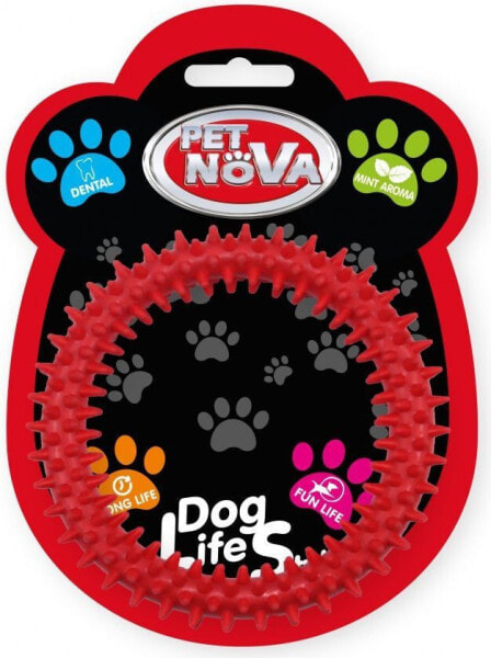 Игрушка для собак PET NOVA Dentring Red 12.5см