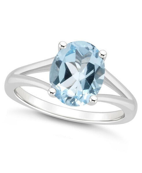 Кольцо Macy's Sky Blue Topaz 3-3/5 ct.t.w. (Серебро)