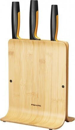 Ножи кухонные Fiskars Functional Form 3 шт. в бамбуковом блоке 1057553
