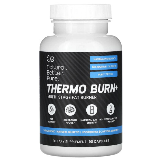 Thermo Burn+ Multi-Stage Fat Burner, 90 Capsules