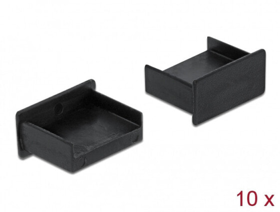 Разъем USB Type-A Delock PP Black 6.5 мм 13 мм 4 мм