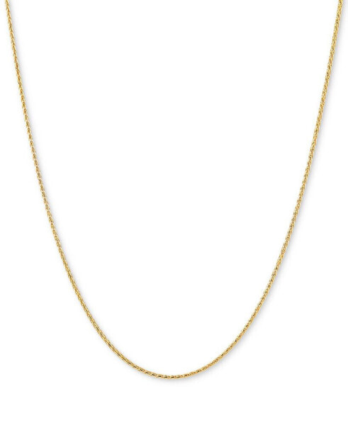 Italian Gold wheat Link 18" Chain Necklace in 14k Gold