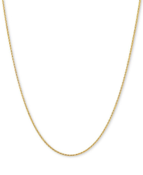 Wheat Link 20" Chain Necklace in 14k Gold