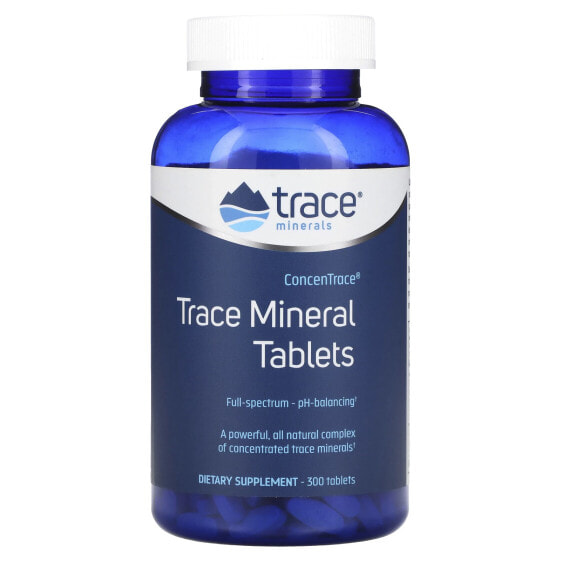 Минеральные таблетки Trace Minerals ® ConcenTrace, 300 шт.
