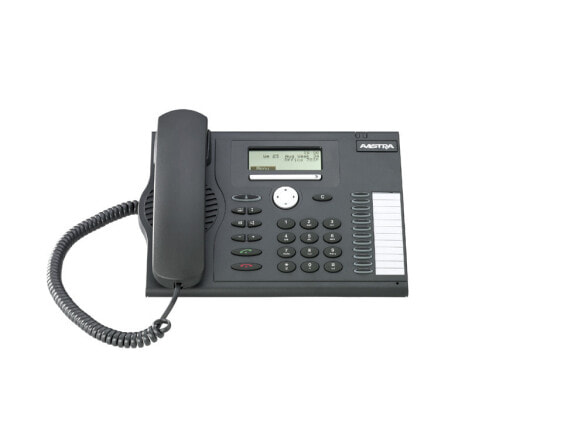 Mitel 5370 - DECT telephone - Speakerphone - 350 entries - Short Message Service (SMS) - Anthracite