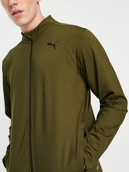 Puma Training polyspan zip top