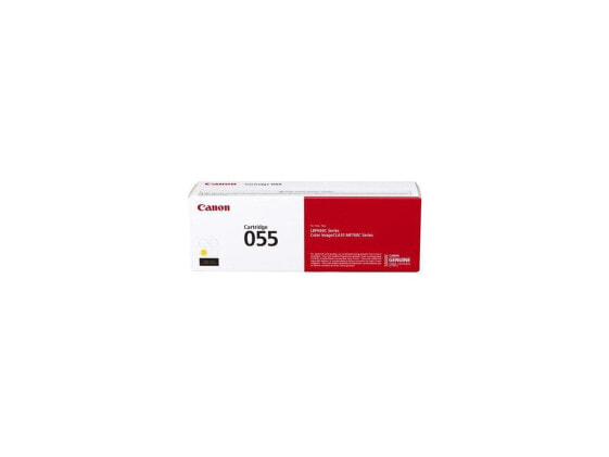 Canon 055 Original Toner Cartridge - Yellow - Laser - 2100 Pages - 1 Pack