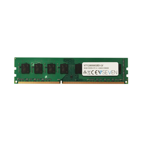 V7 8GB DDR3 PC3L-12800 1600MHz DIMM Desktop Memory Module - V7128008GBD-LV - 8 GB - 1 x 8 GB - DDR3 - 1600 MHz - 240-pin DIMM