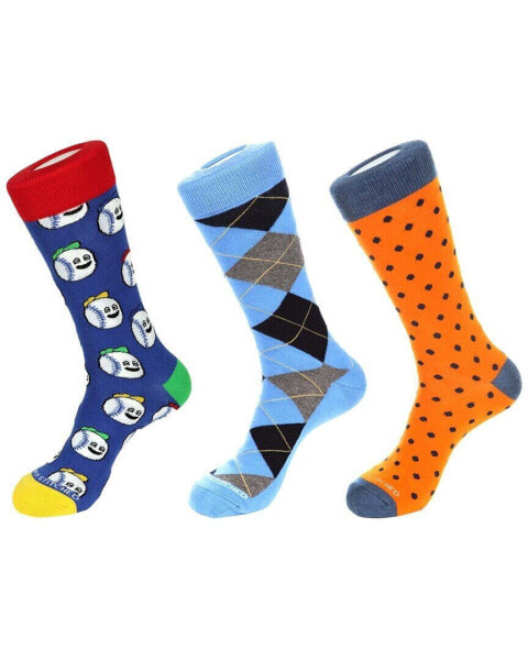 Unsimply Stitched 3Pk Crew Socks Men's