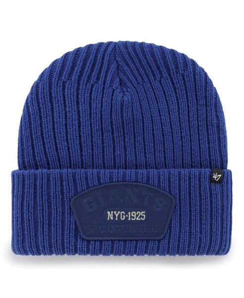 Men's Royal New York Giants Ridgeway Cuffed Knit Hat