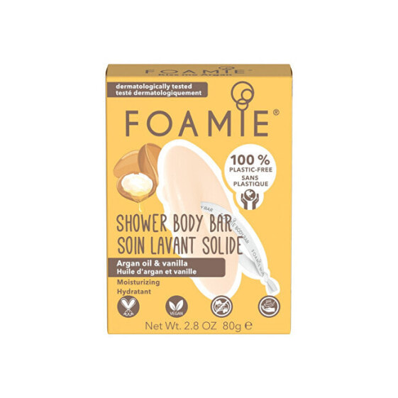 Средство для душа увлажняющее Foamie Kiss me Argan 80 г