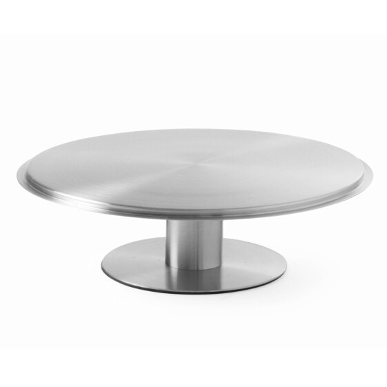 Rotating stainless steel cake plate - Hendi 523827
