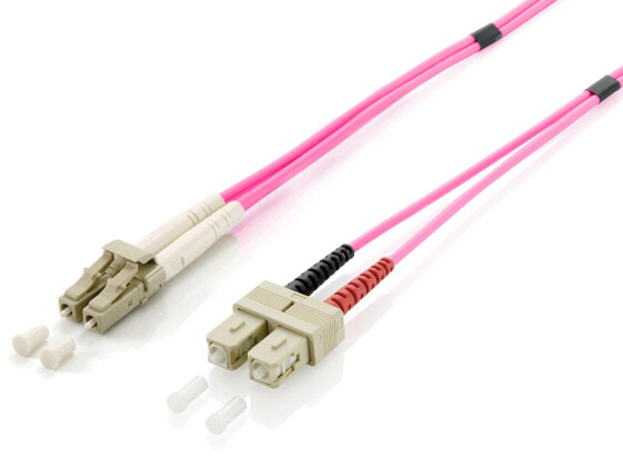 Equip 255535 волоконно-оптический кабель 5 m OM4 LC SC Фиолетовый