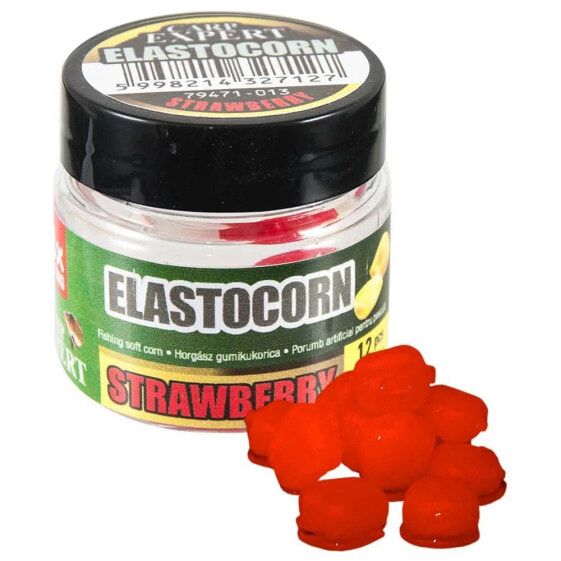 CARP EXPERT Elastocorn Soft Normal Strawberry Artificial Corn