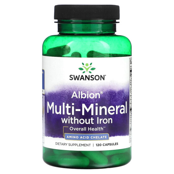 Albion, Multi-Mineral without Iron, 120 Capsules