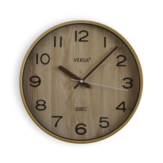 Настенные часы Versa Светло-коричневый Пластик 4,8 x 31 x 31 см