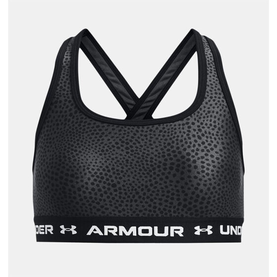 UNDER ARMOUR Crossback Printed Top Medium Support