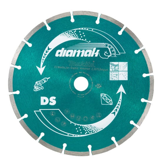 Makita D-61123 - Segmented rim diamond blade - 2.22 cm - 11.5 cm - 7 mm
