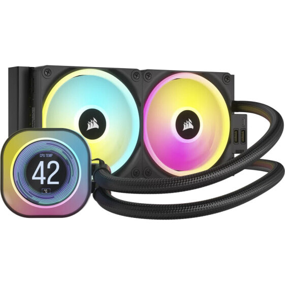 Corsair iCUE LINK H100i LCD AIO 240mm Radiator Liquid CPU Cooler