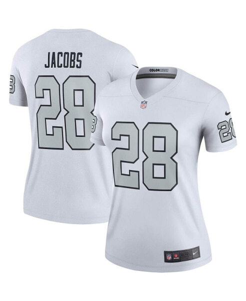 Women's Josh Jacobs White Las Vegas Raiders Color Rush Legend Player Jersey