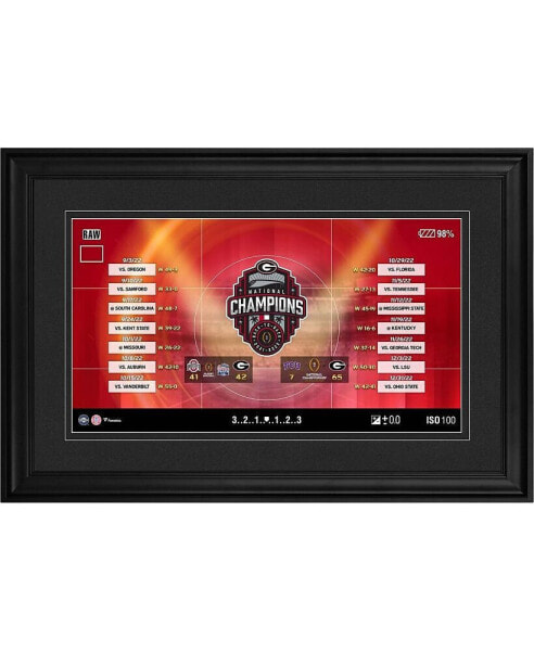 Georgia Bulldogs College Football Playoff 2022 National Champions 10'' x 18'' Collage