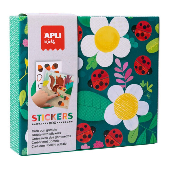 APLI Stickers Box Ladybug