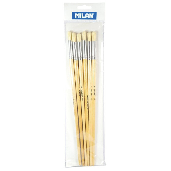 MILAN Round ChungkinGr Bristle Paintbrush For Oil PaintinGr Series 512 No. 6